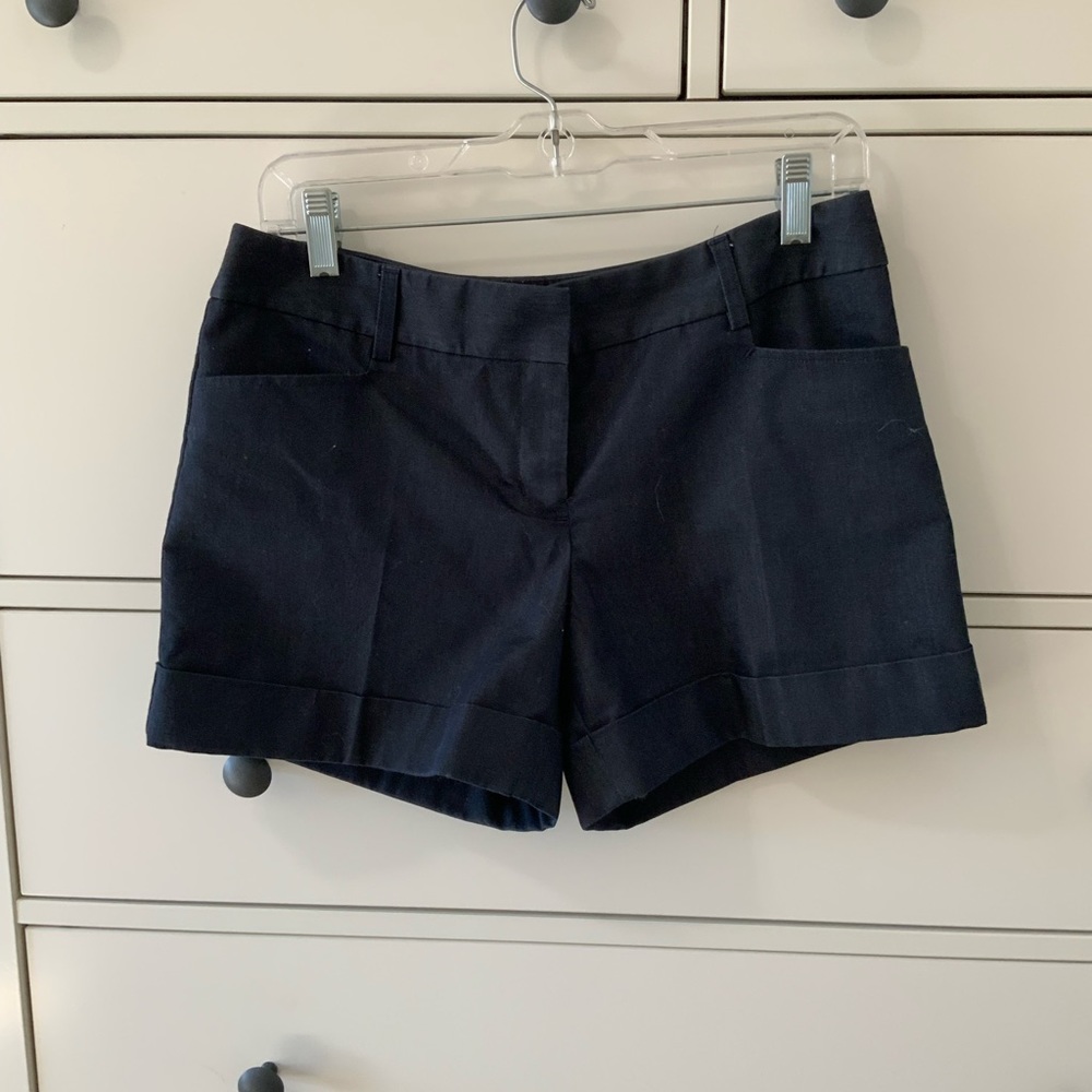 Navy blue Cotton shorts. Size 4 bought from Express.